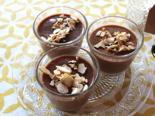 Panna cotta chocolat noisettes