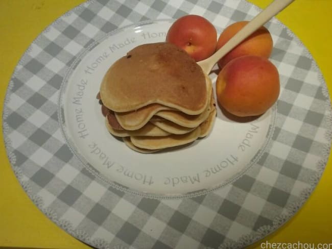 Pancakes aux abricots