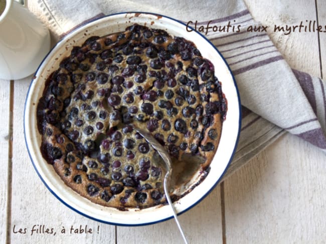 Clafoutis aux myrtilles