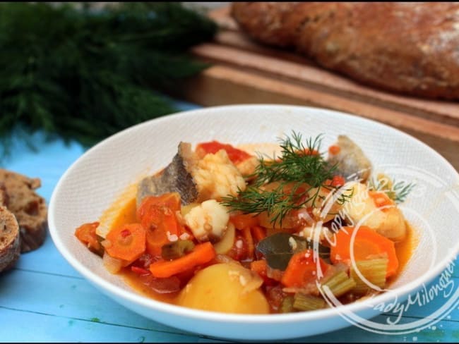 Soupe de poisson grecque à l’aneth