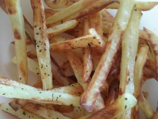 Frites light au four au basilic