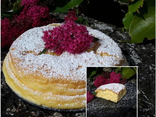 Cheesecake japonais ou gâteau avec seulement 3 ingrédients