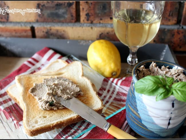 Rillettes de sardines au basilic