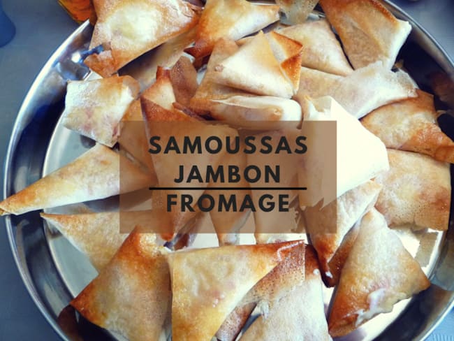 Samoussas jambon fromage béchamel