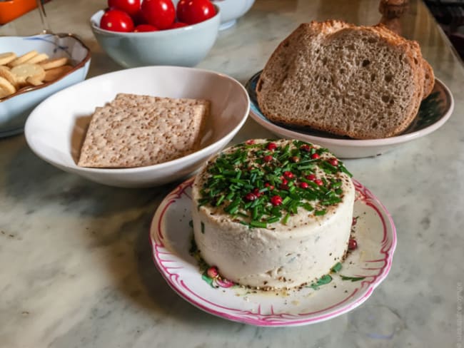 Fromage végétal de noix de cajou