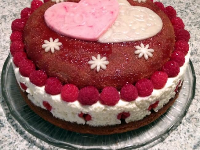 Gâteau Victoria aux framboises