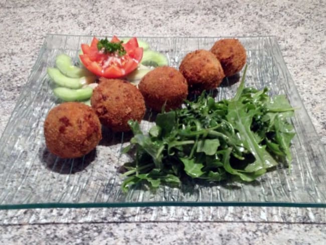 Boulettes panées aux merguez