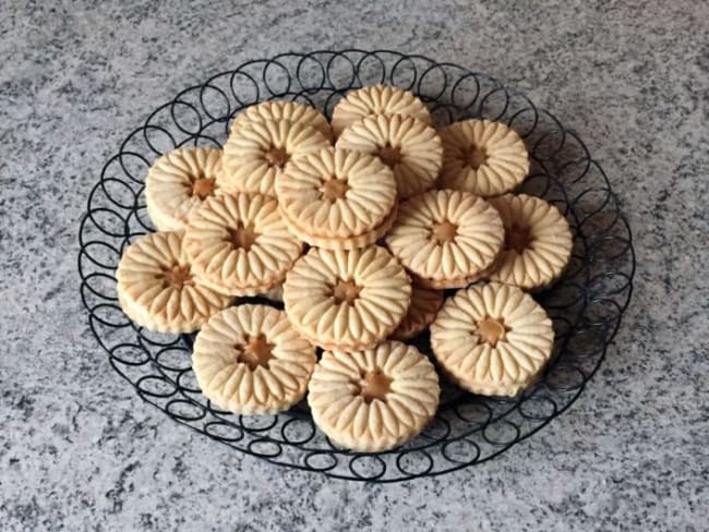 Petits sablés à la confiture de lait