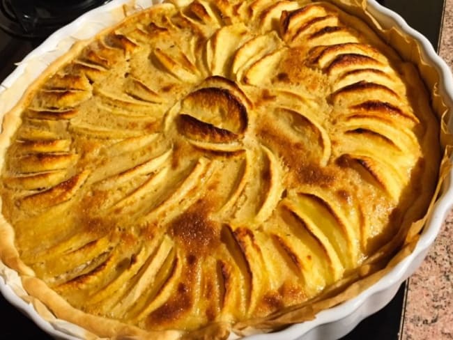 Tarte aux pommes à l'Alsacienne