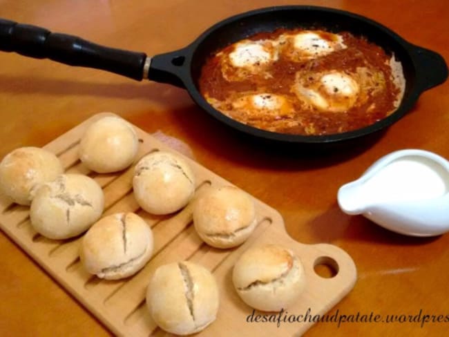 Shakshuka à l'aubergine fumée