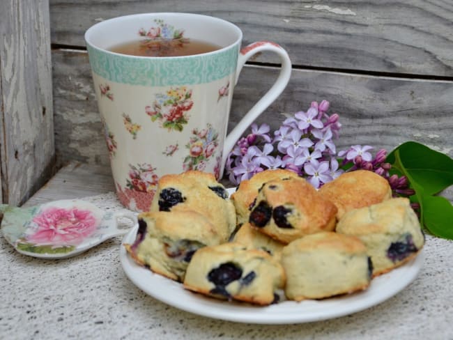 Scones aux myrtilles