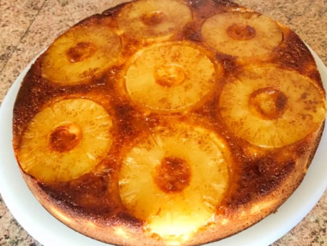 Gâteau renversé à l'ananas