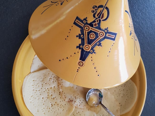 Crêpe marocaine aux mille trous ou baghrir