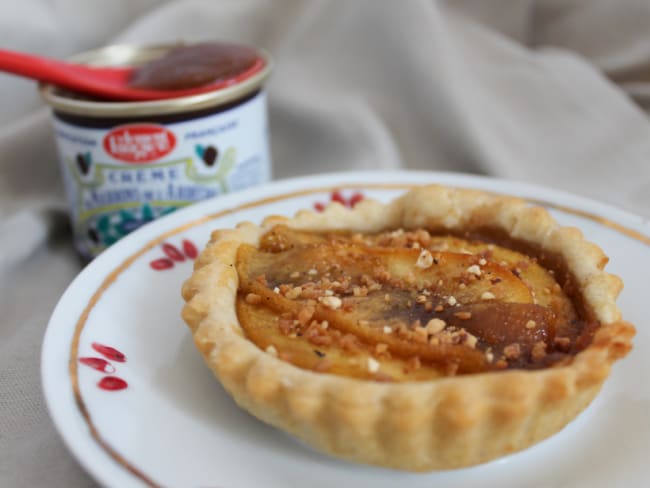 Tarte aux pommes et crème de marrons