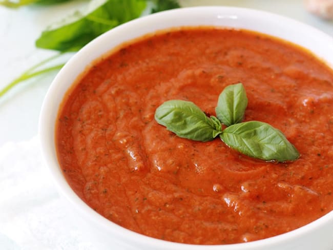 Sauce tomate au basilic