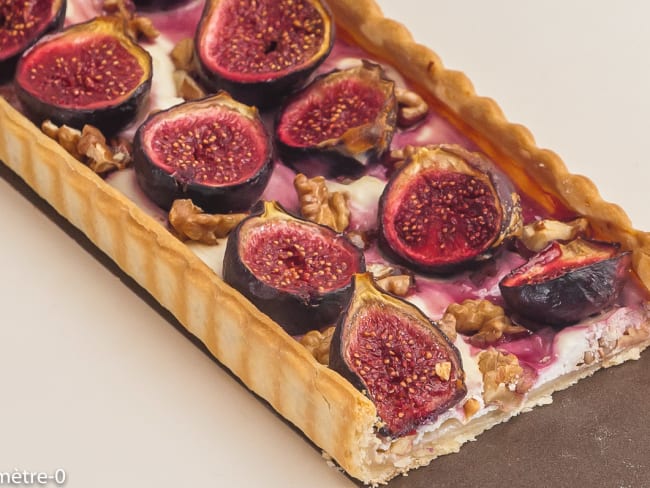 Tarte aux figues et aux noix