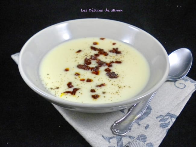 Velouté de panais au chorizo