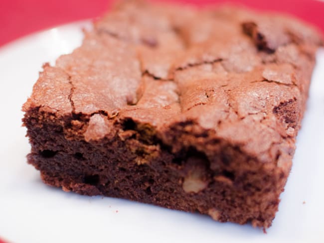 Brownie aux noix fraîches et aux spéculoos