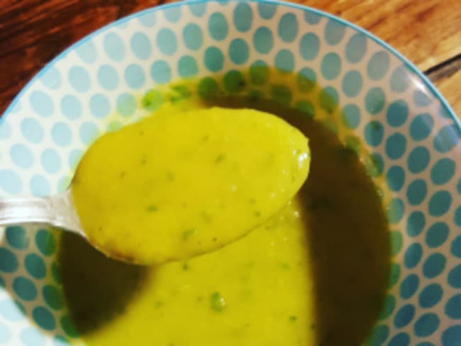 Soupe légumes d’hiver et curcuma