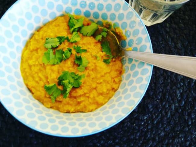 Dahl de lentilles corail