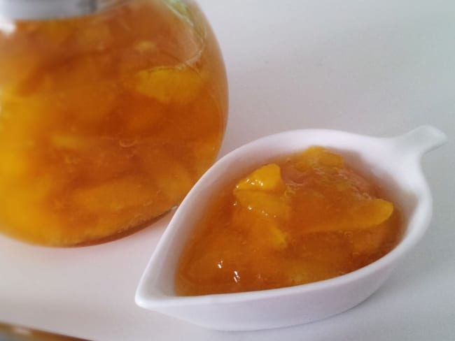 Confiture de Mangue à la Citronnelle