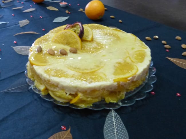 Bavarois à l'orange amère sans lactose et sans gluten