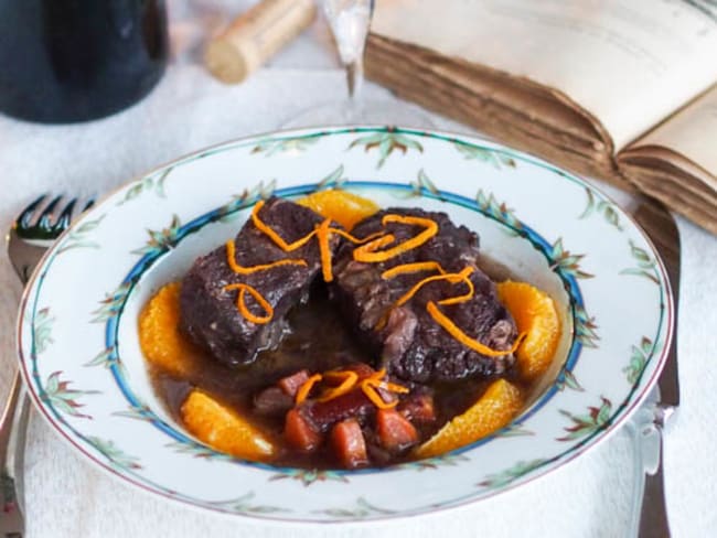 Daube de bœuf à l'orange