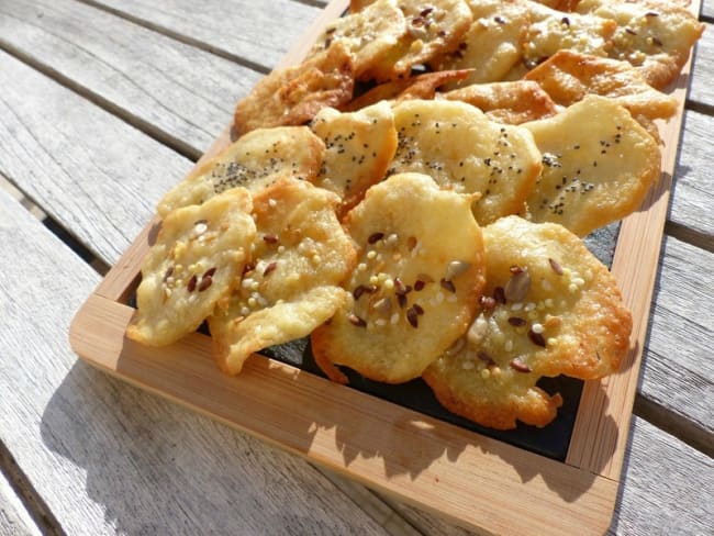 Tuiles craquantes pour l'apéritif