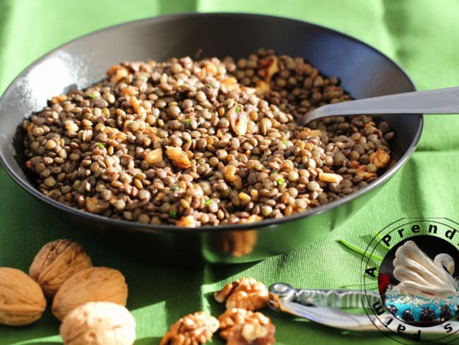 Salade de lentilles aux noix