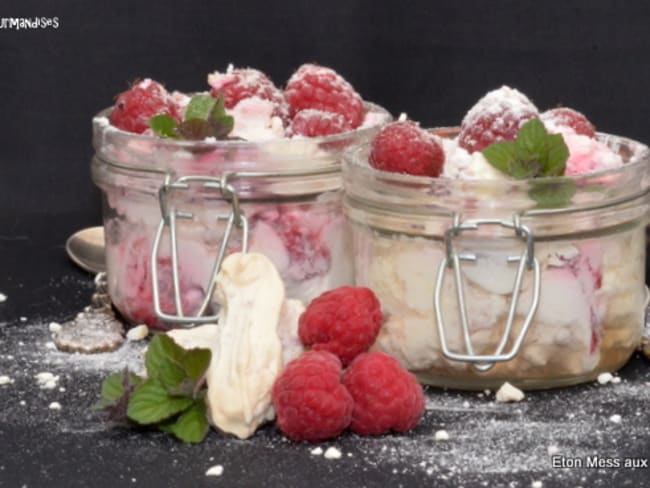 Eton Mess aux deux framboises