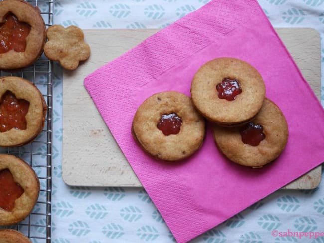 Sablés à la confiture de fraises