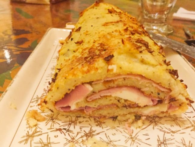 Roulé de pommes de terre au jambon et à la mozzarella au Companion