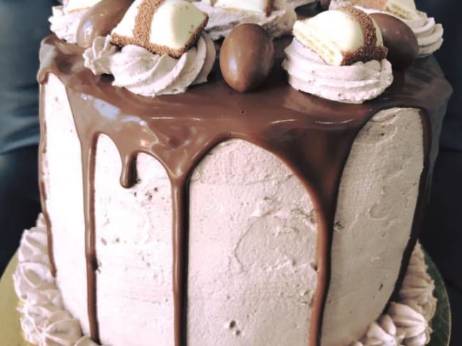 Mon layer cake Kinder Bueno