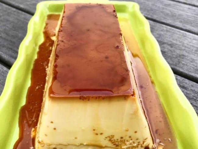 Flan au caramel à l’érable