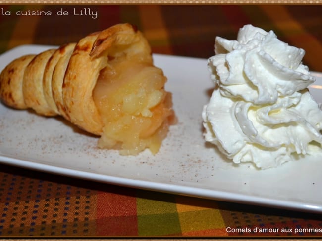 Cornets d'amour aux pommes