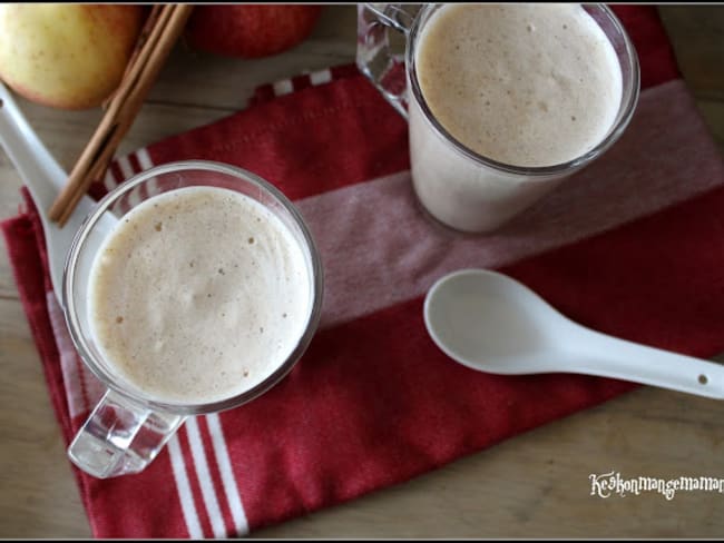 Mousse légère de pomme aux épices douces