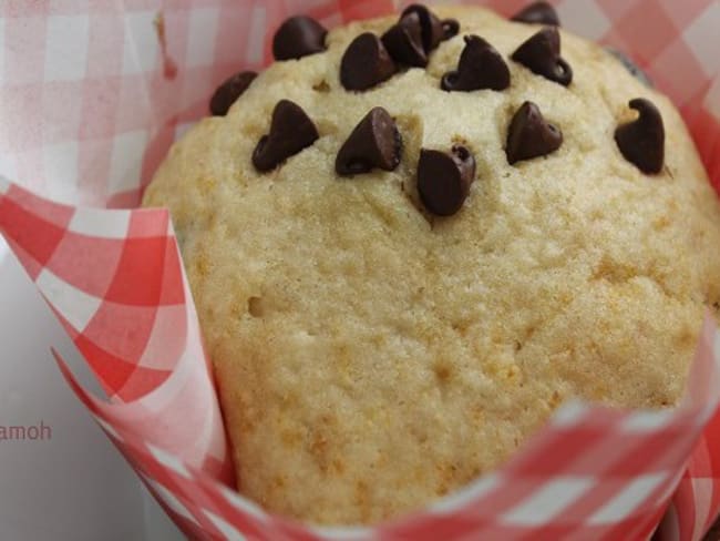 Muffin pépites de chocolat