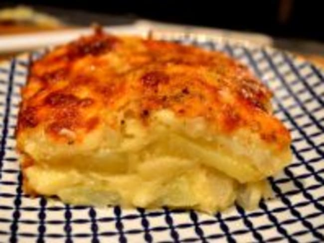 Gratin de pomme de terre à la mozarrella