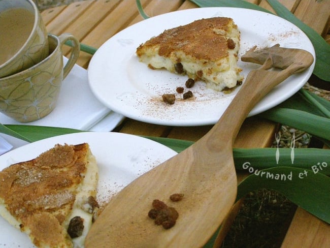 Melktert (tarte au lait) d'Afrique du Sud