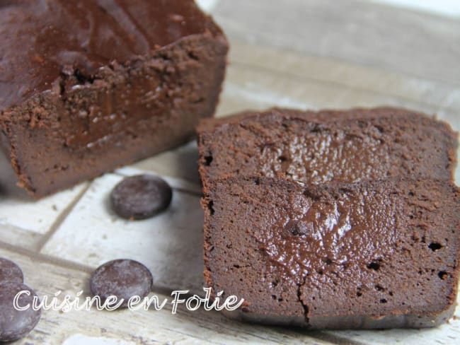 Fondant au chocolat léger à la compote de pomme