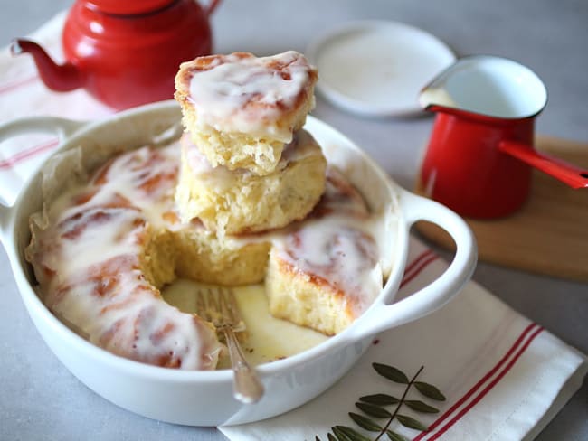 Cinnamon rolls parfaits : brioche roulée à la cannelle