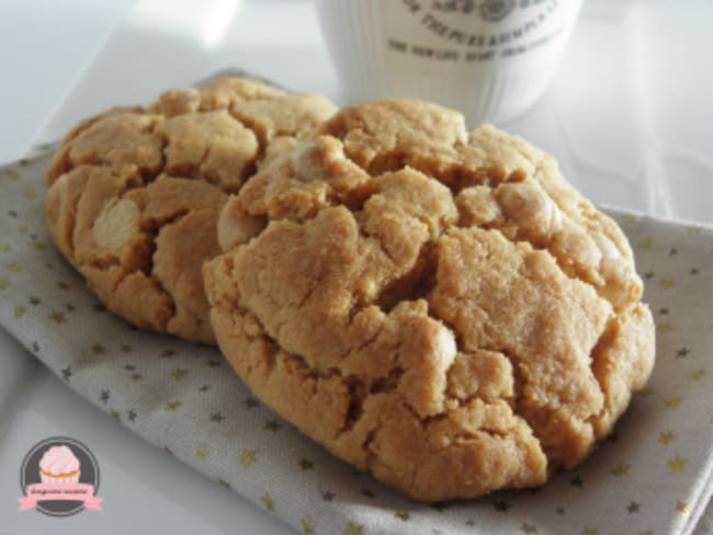 Cookies cacahuètes chocolat blanc