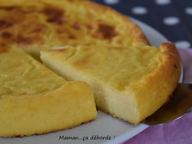 Flan pâtissier sans pâte de Michalak 