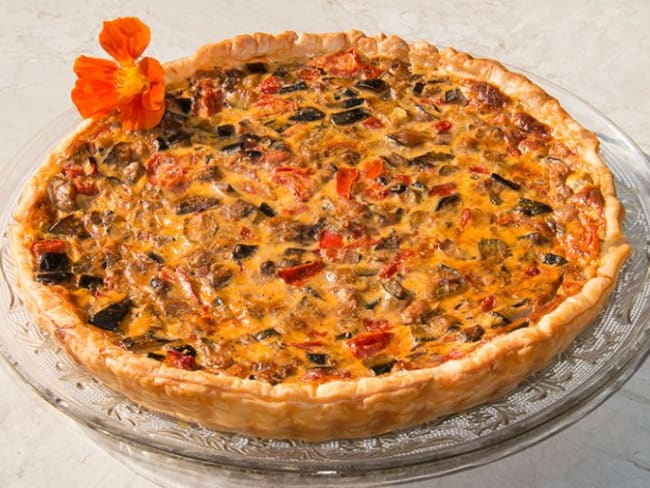 Tarte soleil à la ratatouille