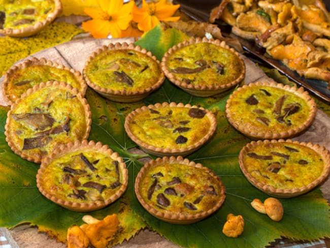 Tartelettes aux saveurs des sous-bois