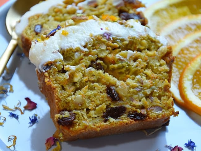 Carrot cake avocat, gingembre et cardamome