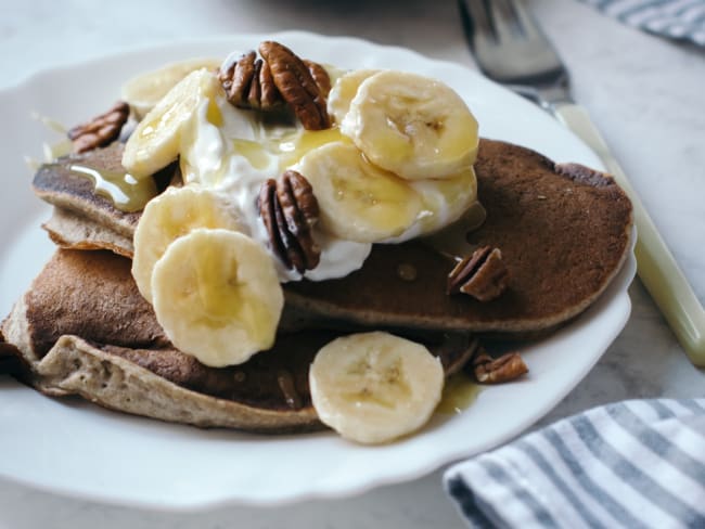 Pancakes banane et sarrasin pour les sportifs