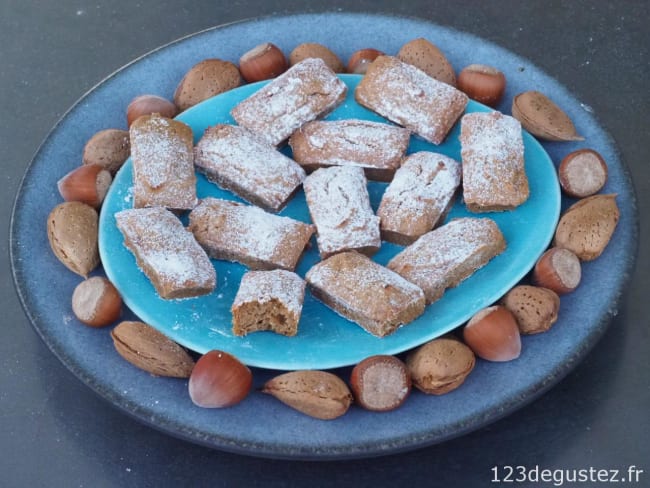 Financier butternut et praliné sans gluten et sans balance