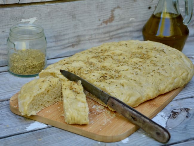 Focaccia à l'origan