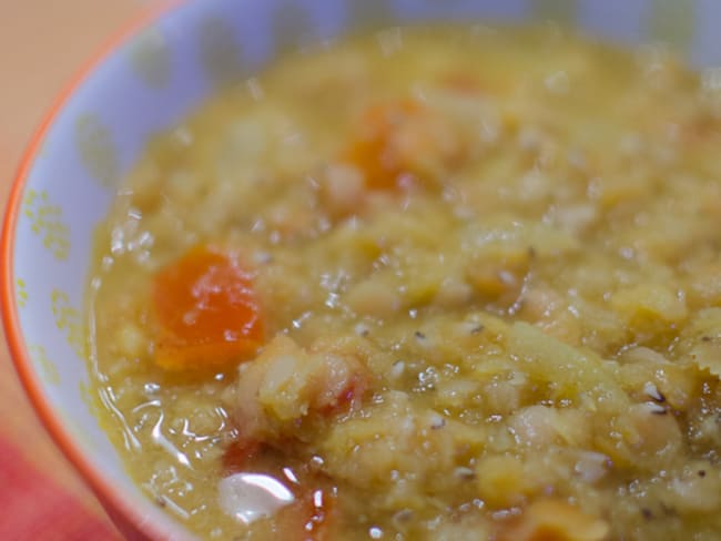 Dahl de lentilles corail